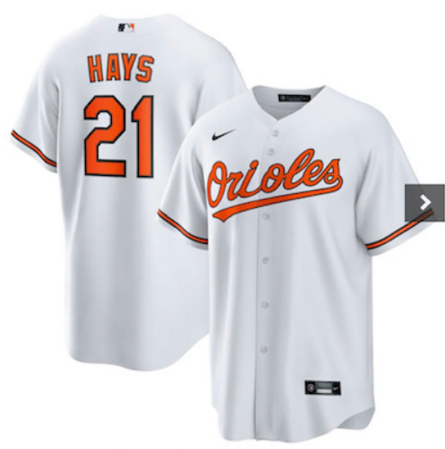 2023 women Baltimore Orioles #21 Austin Hay White MLB Jerseys